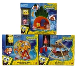 Spongebob Glovely Ferris Wheel Pineapple Lounge The Boat Of 3 Playsets New. Price: $41.35.
