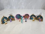 Disney 90S Polly Pocket Vintage Princess Rocket Figure Toy Pendant Bundle. Pbf Used. Price: $27.19.