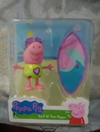 Peppa Pig Friends And Fun 2.5" Mini-figure N' Jazwares Surfboard New. Price: $9.99.