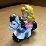 Fisher-price Little People Princess Blonde Girl White Horse Toy Figure Y3682 Used. Price: $27.99.