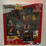Jazwares Pok Mon Battle Ready Figure Multi-pack Deluxe Action Pikachu Eevee Used. Price: $19.99.