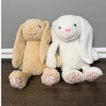 Jazwares Kelly Toy Bunny Plush Stuffed Animal Beige White Pink Floral Feet Set Used. Price: $25.72.