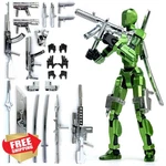 Pkghokids T13 Robot Action Figure 3D Printed, Green, Movable Parts New. Price: $27.99.