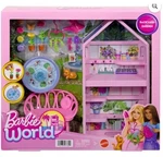 Barbie World Backyard Garden Playset Shelf, Flowers, Fountain & Accessories New. Price: $34.99.