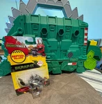 Dinotrux Stego Storage Garby Carry Case Dinosaur And Scrap It Repto Roller Used. Price: $65.00.