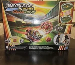 Beyblade Burst Quad Drive Interstellar Drop Battle Dome Playset Hasbro New. Price: $46.00.
