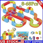 8-68PCS Electric Train Set For Kids, Diy Track Building Kits With Jq New. Price: $48.61.