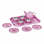 Whimsy & Wonder 15 Piece Metal Children's Tea Set Preschool Pretend Play New. Price: $54.99.