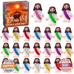 Cherislpy 24 Pcs Jesus Toys Mini Rubber Little Figurine Hide And Seek New. Price: $17.69.