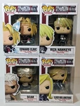 Funko Pop! Fullmetal Alchemist: Edward Elric, Riza, Olivier, Scar, Set Of 4 New. Price: $40.00.