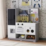 Kids Pretend Play Kitchen Toy Set With Running Water, Light, Blackboard, Sound New. Price: $89.99.