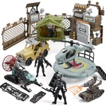 Syncfun Military Toy Set With Army Base, Vehicles, Action Figures & Weapon Ac... New. Price: $54.58.
