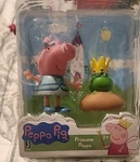 Jazwares Peppa Pig: Princess With Frog Figure Set Unopened Package New. Price: $10.00.