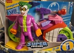 Fisher Price- Imaginext Xl -dc Super Friends-joker With Laff Cycle From Batman New. Price: $12.50.