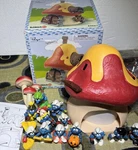 Large Smurf House 2ND Generation Schleich #49001 New W/ Figures Box Sealed Deco Used. Price: $109.99.