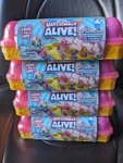New! Four Hatchimals Alive Egg Cartons Each 10+ Surprises Inside Free Shipping. Price: $64.99.