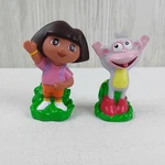 Nick Jr. 2005 Dora The Explorer & Boots 3" Figures Cake Topper Vintage Toy Used. Price: $15.98.