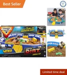 Interactive Monster Dirt Arena 24-INCH Playset With 2LBS & Die-cast Truck New. Price: $119.65.