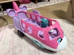 Fisher-price Little People Barbie Dream Plane W/ Working Lights & Sound, Mattel Used. Price: $20.00.