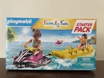 Playmobil Summer Fun Jet Ski With Banana Boat Set Family 70906 New!. Price: $24.00.