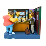 Simpsons World Of Springfield Moe Tavern Regulars Set Playmates Diorama Used. Price: $163.95.