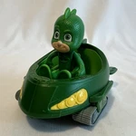 Pj Masks Gekko & Mobile, 2-PIECE Articulated Action Figure Vehicle Set Used. Price: $19.99.