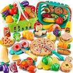 Kidsciety 85PC Pretend Play Food Sets For Kitchen, Cutting Toy With... New. Price: $33.32.
