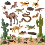 Sienon 32PCS Animal Figurines Set Model Trees Cactus Kit Desert... New. Price: $31.70.