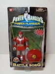Power Rangers Playback Red Battle Borg Figure Bandai 1999 * Damaged Box New. Price: $180.00.