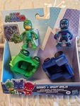 Pj Masks Gekko & Night Ninja Battle Racers Preschool Toy Vehicle Car Action New. Price: $11.99.