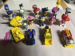 Paw Patrol Spin Master Figures Vehicles Chase Skye Marshall Rubble Rocky Lot Used. Price: $29.99.