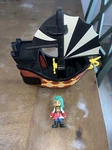 Nickelodeon Santiago Of The Sea Bonnie Cala Pirate Ship, 2021, Mattel Used. Price: $9.80.