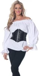 Underwraps Renaissance Long Sleeve Costume, White, Small New. Price: $14.99.