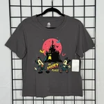 Disney Parks 2023 Halloween T-shirt Womens Xs Gray My Spooky Place Mickey Nwt New. Price: $32.45.