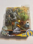 Jurassic World Track & Trail Dino Pack Owen Blue Plus 2 Figures Imaginext New. Price: $18.99.