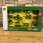 John Deere Farm Toys Plastic Assorted Implements Horses Livestock Fences Tomy New. Price: $23.00.