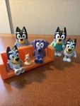Bluey Moose Toys Jean Luc Rare Posable Purple Action Figures Used. Price: $12.00.