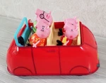 Peppa Pig Little Red Family Car 4 Figures Vintage Jazwares 2003 Toy Used. Price: $19.95.