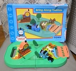 Vintage 2001 Bring Along Thomas Playset By Tomy - Complete W/ Original Box Used. Price: $34.99.
