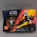 Vintage Kenner Star Wars Potf Imperial Speeder Biker Scout 1995 Boxed Set New. Price: $24.99.