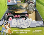 Bluey Pizza Girls Vehicle With Muffin-new, Ages 3+. Price: $26.95.