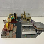 Disney Pixar Cars Radiator Springs Towns Flo's Cafe Casa Body Art Curio Light Up Used. Price: $419.99.