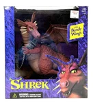 2001 Mcfarlane Toys Large Shrek The Dragon With Bendy Wings Figure New Box. Price: $105.00.