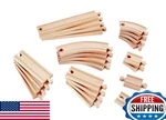 Hape 24 Pcs Wooden Railway Super Expansion Pack Compatible With Other New. Price: $48.49.