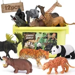 Fruse Safari Animals Figures Toys, 12PCS Wild Zoo Figurines, Realistic African J New. Price: $41.13.