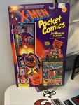 X-men Pocket Comics Jet Hangar Toybiz 1994 Magneto Cyclops Vs #150 Figure New. Price: $19.99.
