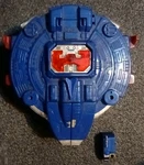 1997 Bandai Power Rangers Blue Astro Spaceship Vehicle Toy Used. Price: $15.00.