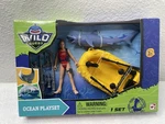 Shark Wild Quest Ocean Playset With Girl Diver Explore Raft Gear New. Price: $12.99.