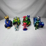 Pj Mask Toys Just Play Ships W/ Catboy Owlette Gekko Romeo 9" Kids Tv Used. Price: $16.14.