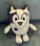 Bluey And Friends Muffin Plush 6 Stuffed Animal Light Gray Moose Toys Used. Price: $11.99.